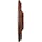 Ekena Millwork Amelia Ceiling Medallion (Fits Canopies up to 2 3/8"), 19 5/8"OD x 3/4"P, Burnished Mahogany Crackle CM20AMBMC - alternate 5